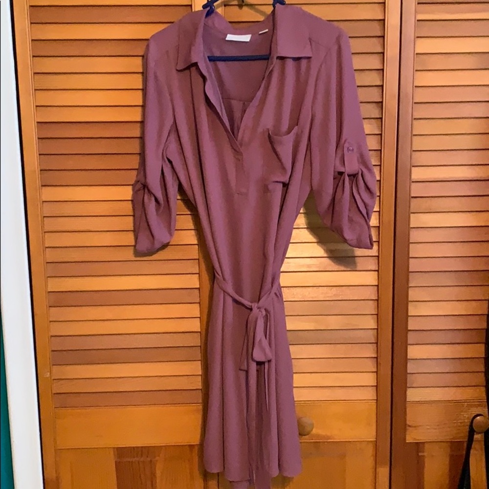 New York and company purple dress